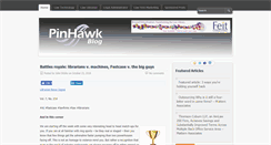 Desktop Screenshot of pinhawkblog.com